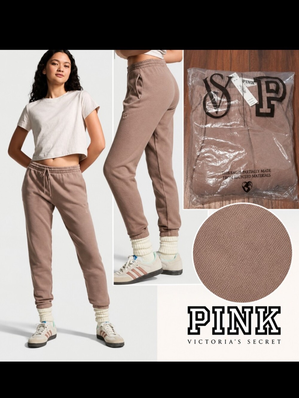 New Victoria secret PINK Ivy Fleece Slim Sweatpants